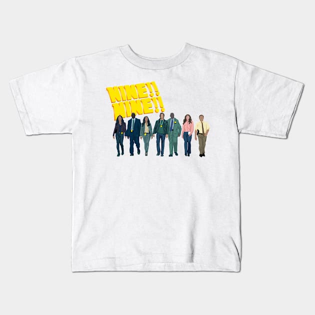 NINE NINE!! Kids T-Shirt by Fntsywlkr